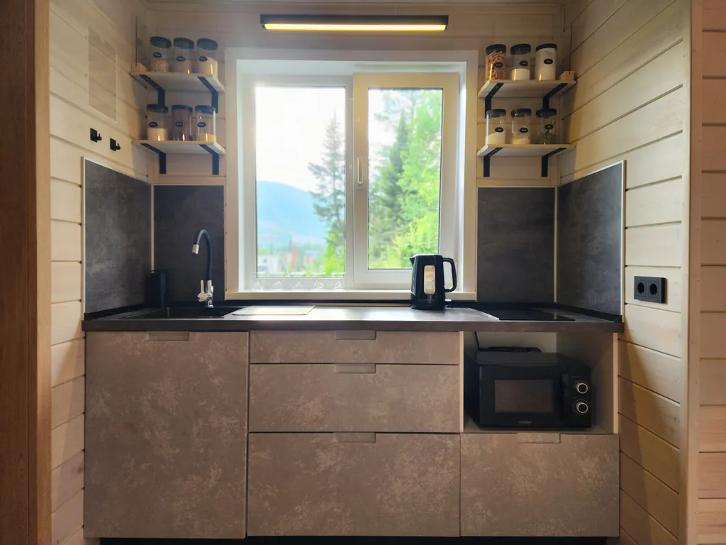 Дом SPA с большой ванной и видом на горы