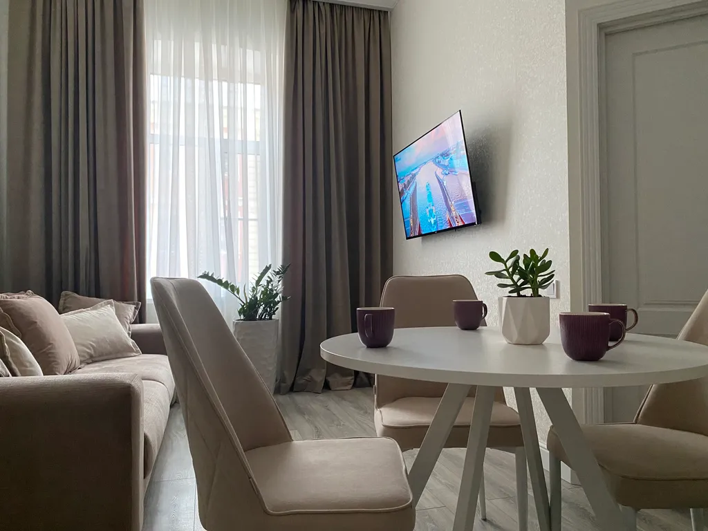 Квартира Квартира Апартамент The Point Apartment с отдельной спальней в центре города — Санкт-Петербург
