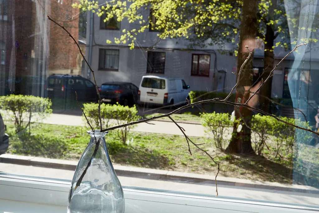 Просторный крутой апартамент с панорамными окнами