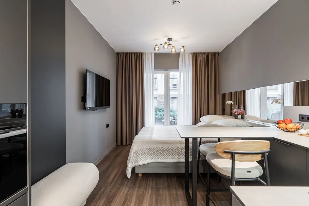 Апартаменты 3Roomz с бассейном и спортзалом