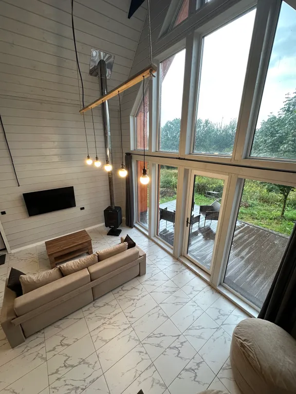 Коттедж Новый дом, барнхаус с баней и чаном на природе — Шумилово