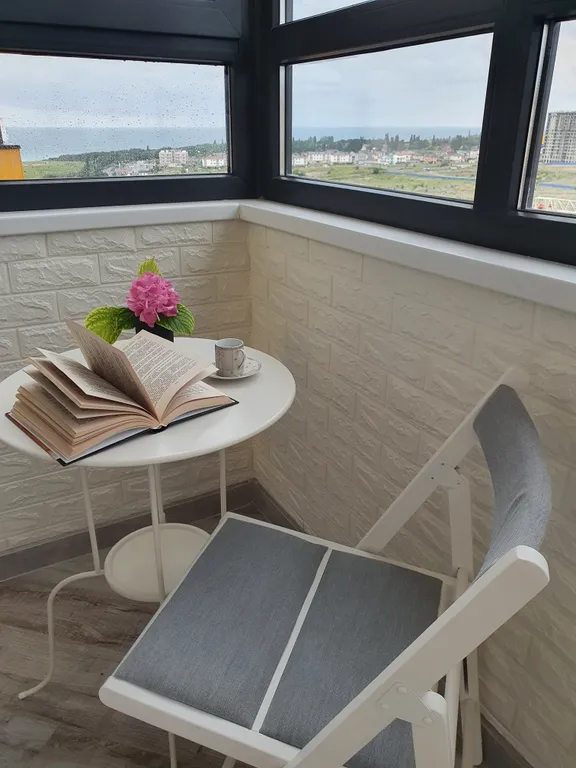 Apart premium Grey с видом на море пляж Алексино 500м