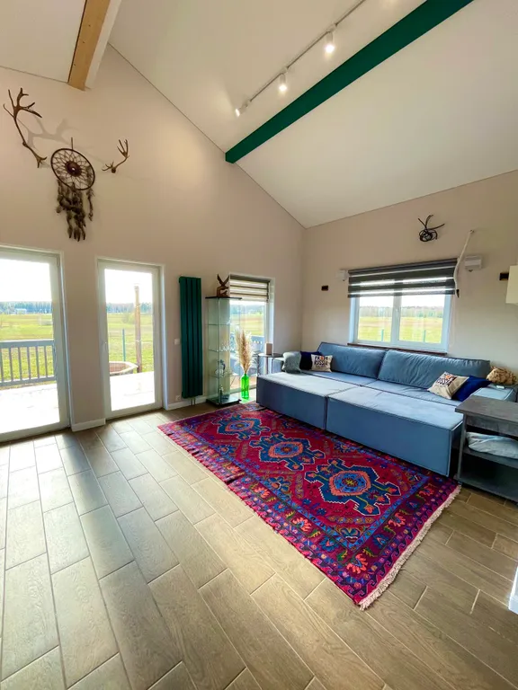 Дом География России с банным чаном на Истринском водохранилище