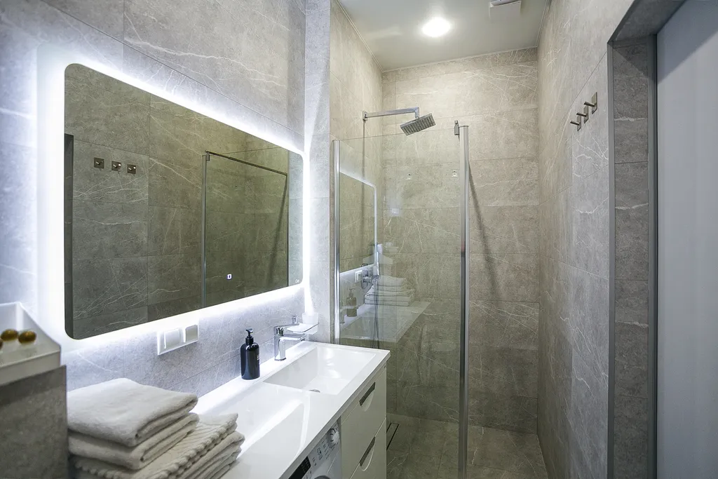 Двухкомнатный апартамент с видом на море с террасой с 2 санузлами