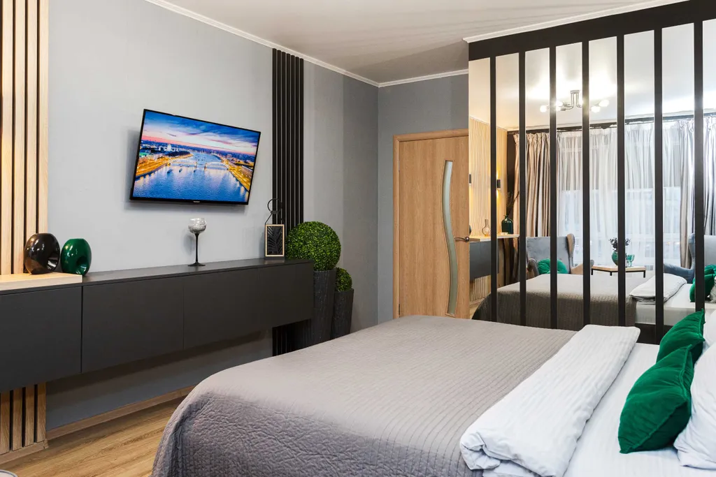 Квартира Апартаменты класс комфорт с видом на реку в центре Рыбной деревни — Калининград