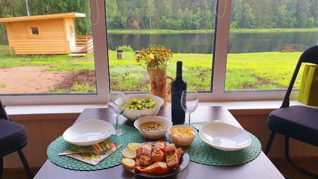 Коттедж Дом в Карелии с видом на реку — Нурмойла