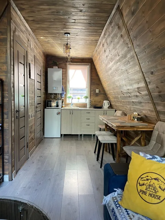 Pine house А-frame домик