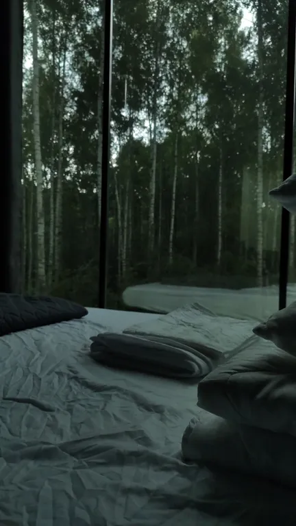 Дом в лесу с панорамным видом