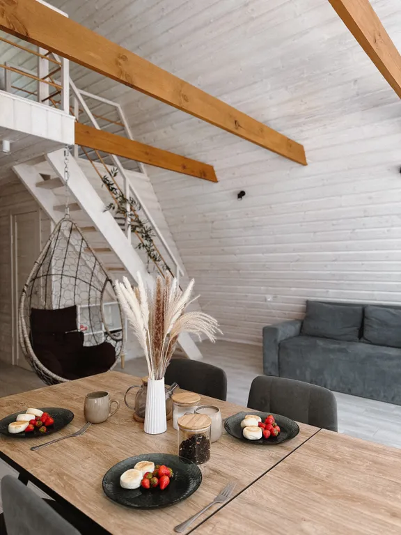 Дом у леса с баней и банным чаном