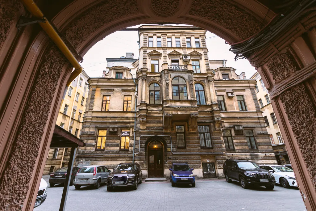 Квартира Квартира Мятная студия с парковкой в центре города 5 мин ст.м. Владимирская — Санкт-Петербург