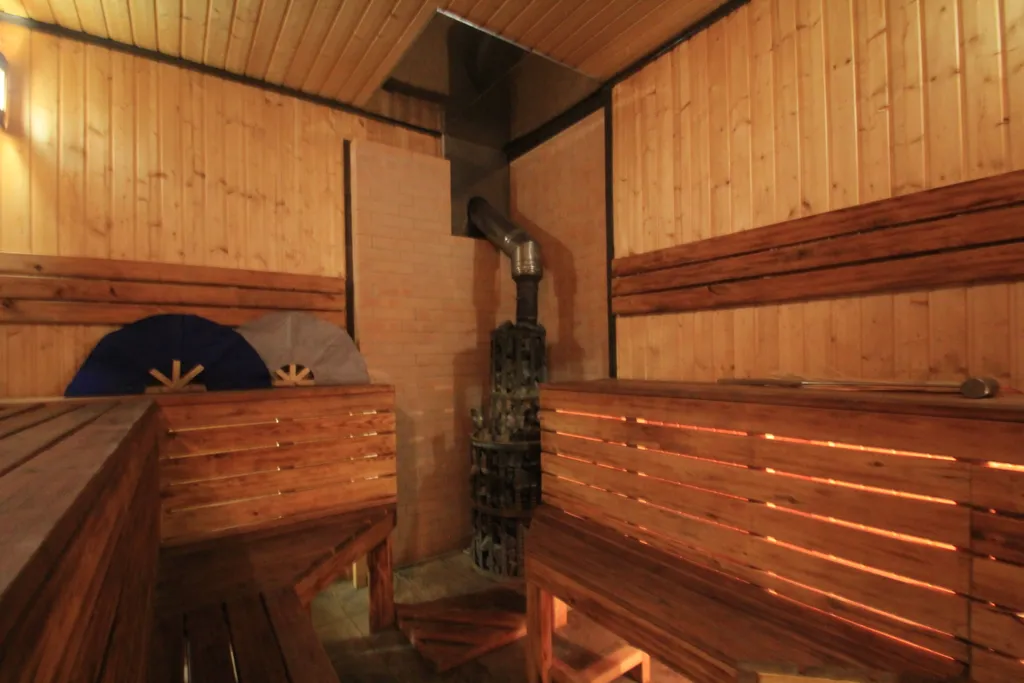 Новый уютный дом-баня с банным чаном у соснового леса