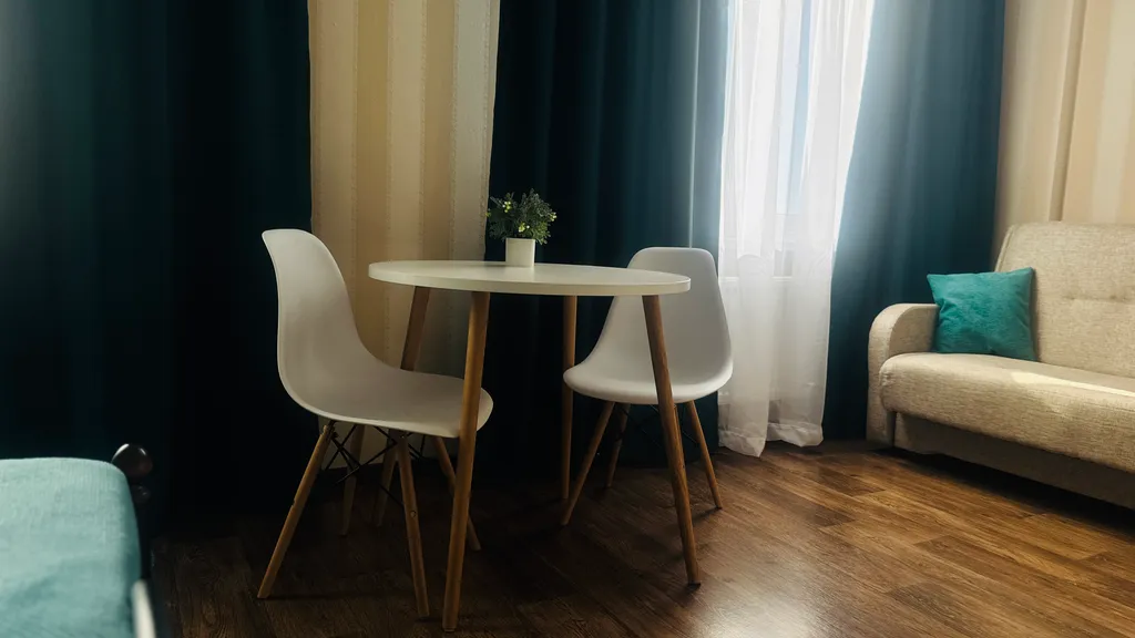 Студия с красивым видом на город