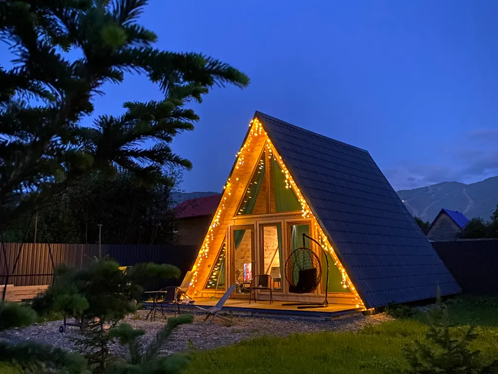 Шале с видом на горы