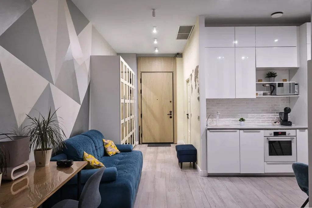 Квартира Квартира Sky City Moscow 51 этаж Уютная студия на 51 этаже с видом на башни! — Москва