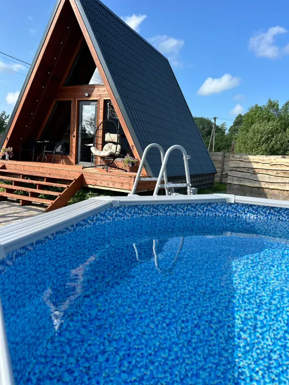 Романтический афрейм домик в 20 минутах от центра Калининграда