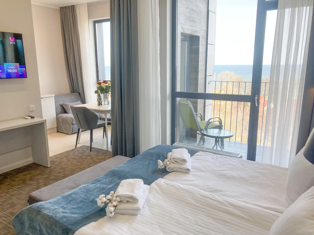 Квартира Квартира Сан Сити 3 с видом на море, в здании с Baltik spa — Светлогорск