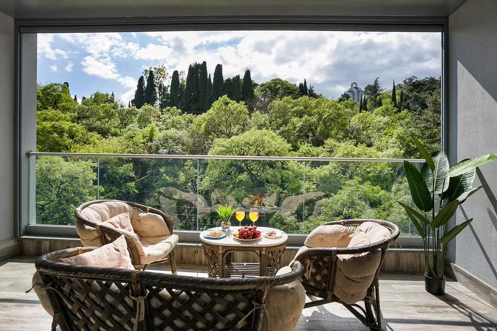 1-комнатная с видом на парк в приморском парке