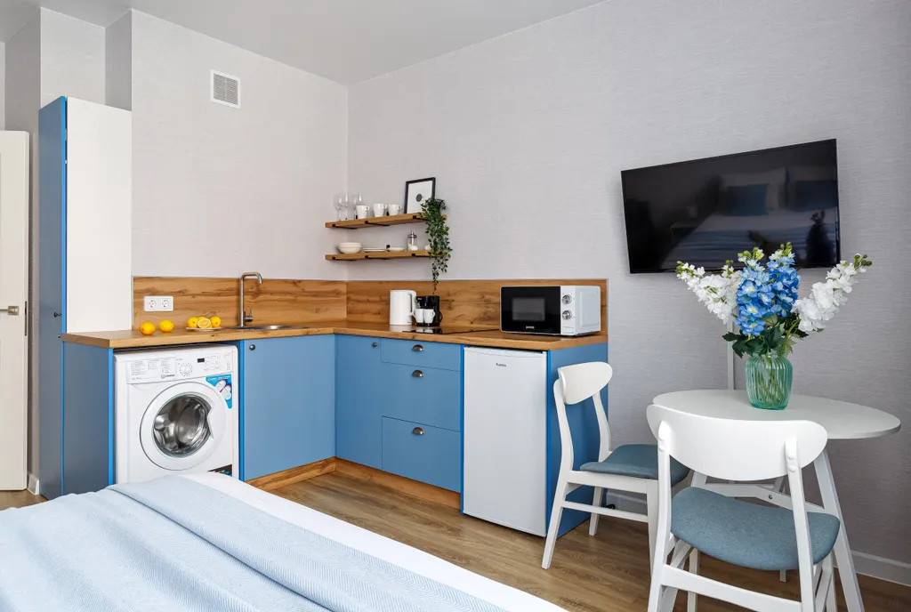 Современная студия для 4 гостей в ЖК Парк Победы