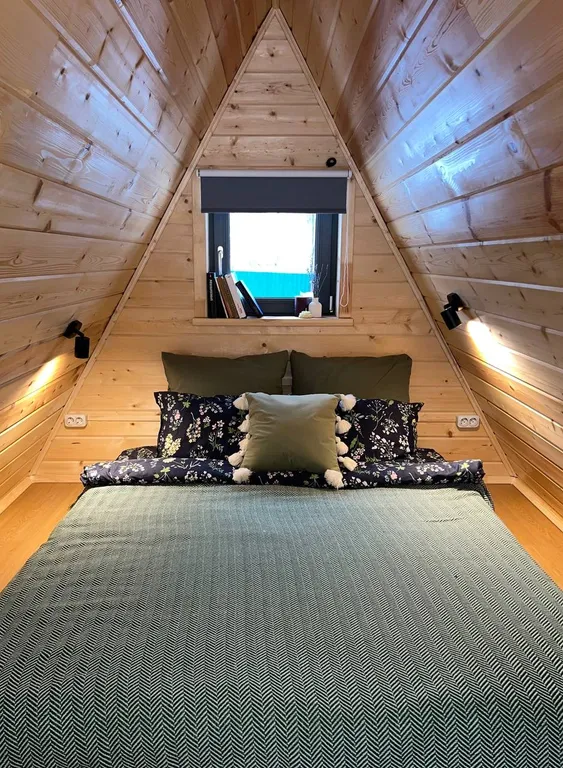 Треугольный домик Василево с баней и чаном