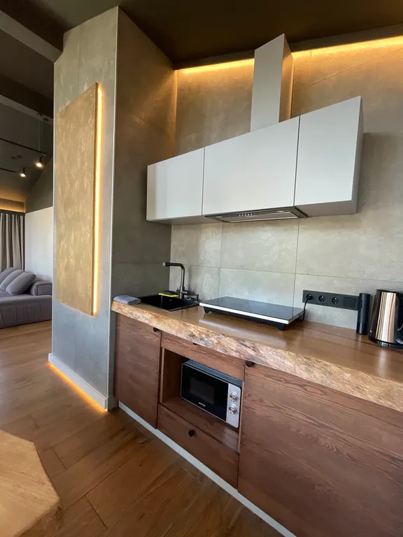 Дом SILVER с чаном на террасе