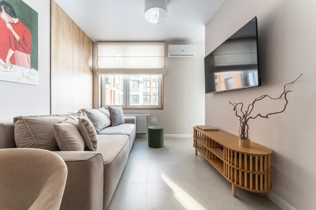 Квартира Квартира с отдельной спальней и рабочим местом в 900 метрах от пляжа — Зеленоградск