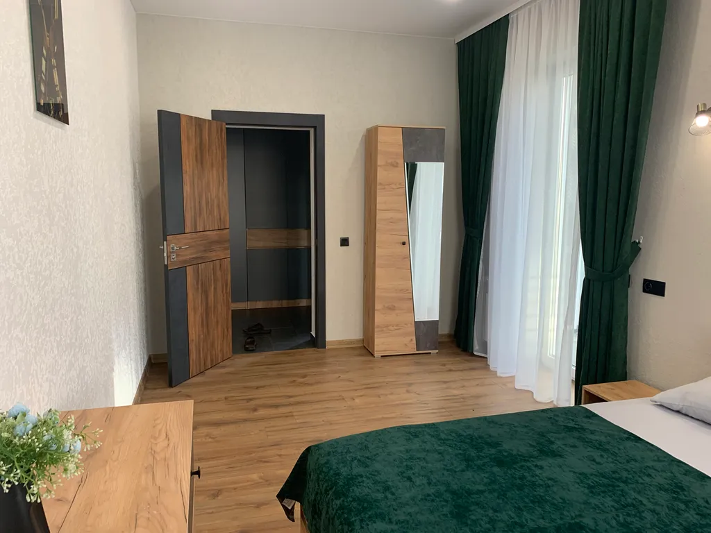 Апартаменты с баней, камином, мангальной зоной и террасой на крыше