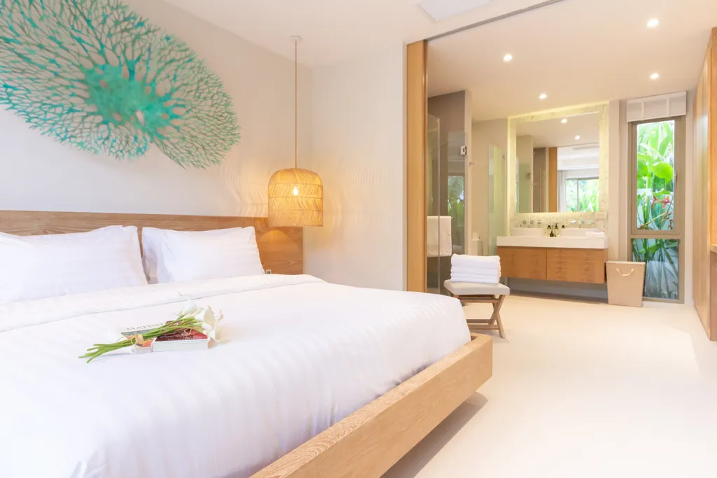 Светлая вилла с 3 спальнями и бассейном Бангтао, Лаян, Лагуна