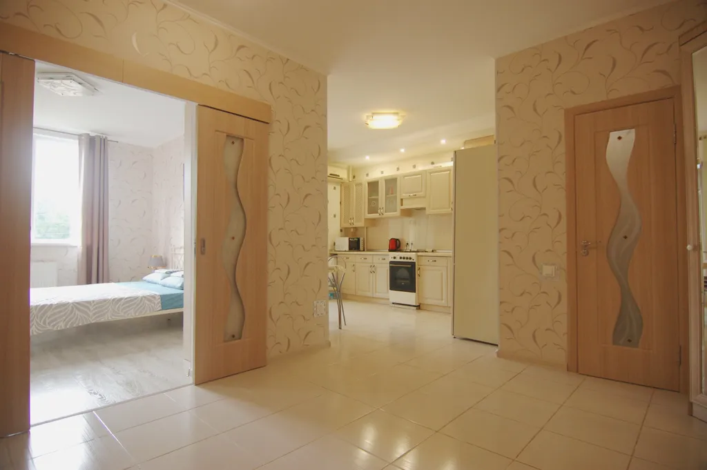 Однокомнатная квартира с хорошей зонировкой