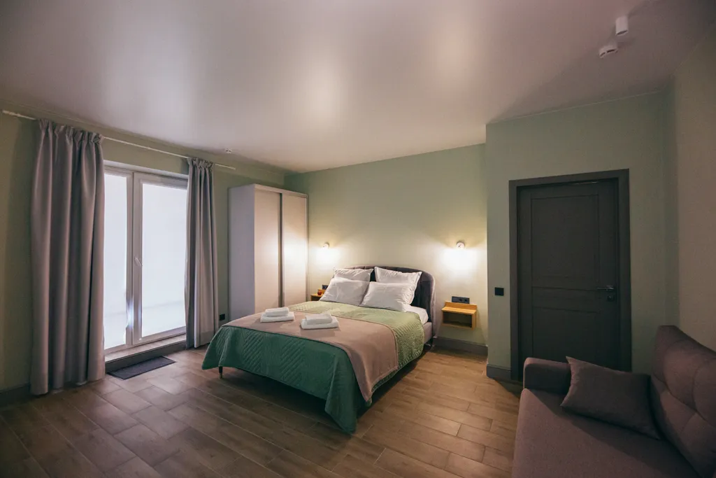 Квартира Olive marine resort с видом на море и большой террасой