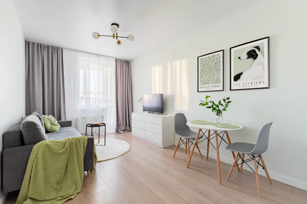 Квартира Студия с новым ремонтом — аренда посуточно в Мурино