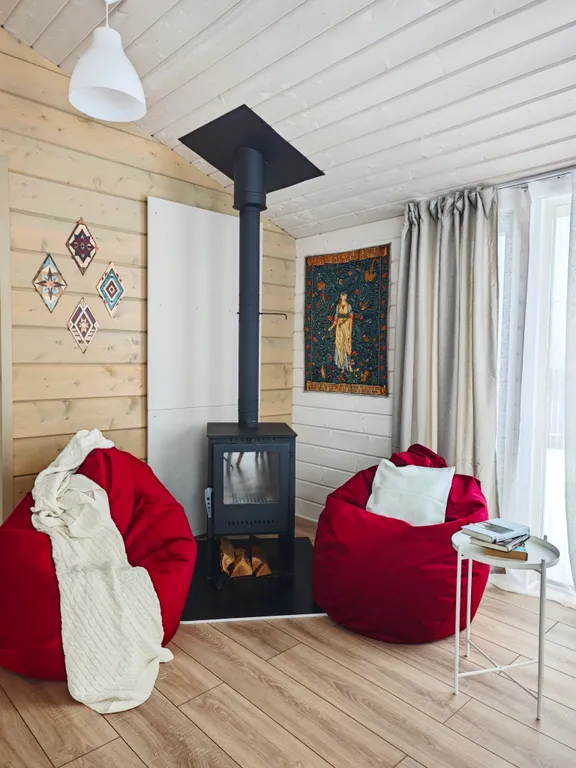 Коттедж Русский домик с печью и банькой — Кискелово