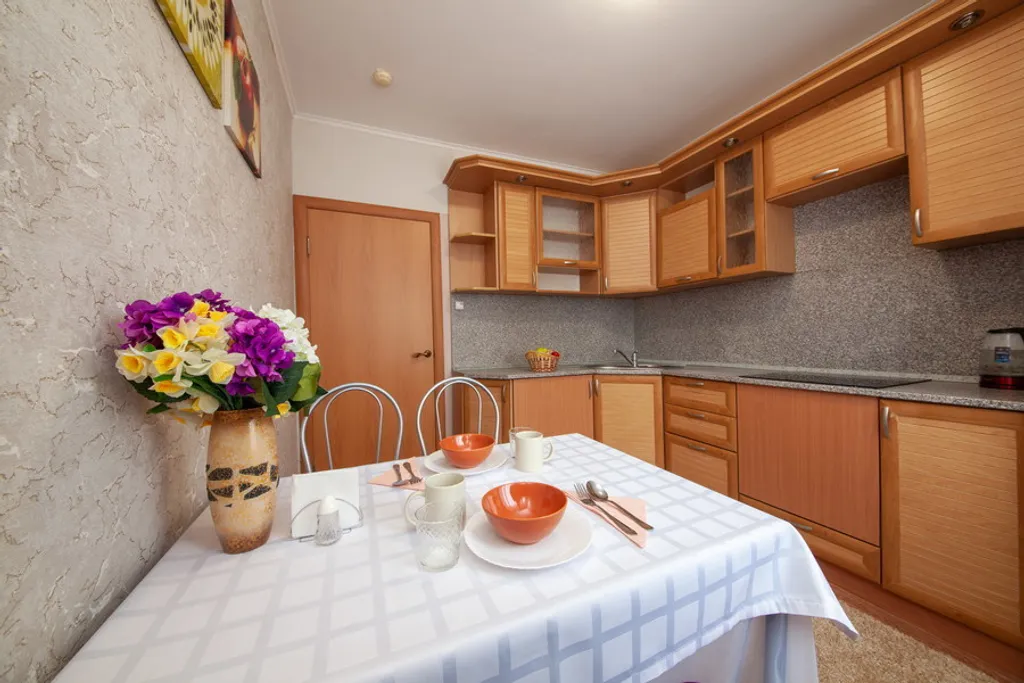 Двухкомнатная квартира, расположеная в новом центре города