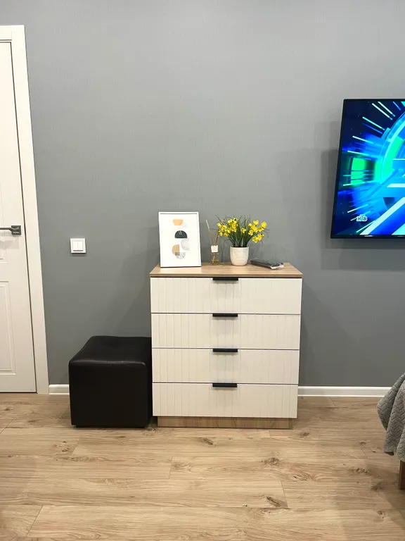 уютная квартира в новом доме.