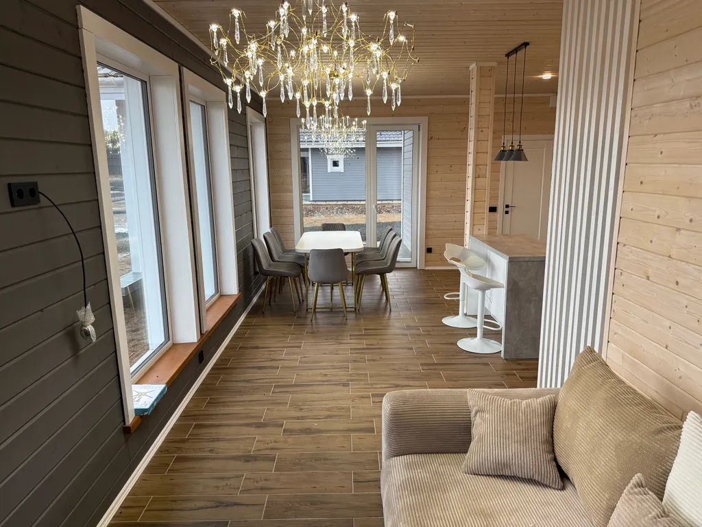 Дом с тремя спальнями на озере Сямозеро в Карелии