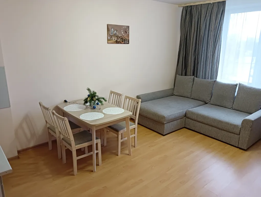 Квартира с видом из окна на покровскую башню и реку великую