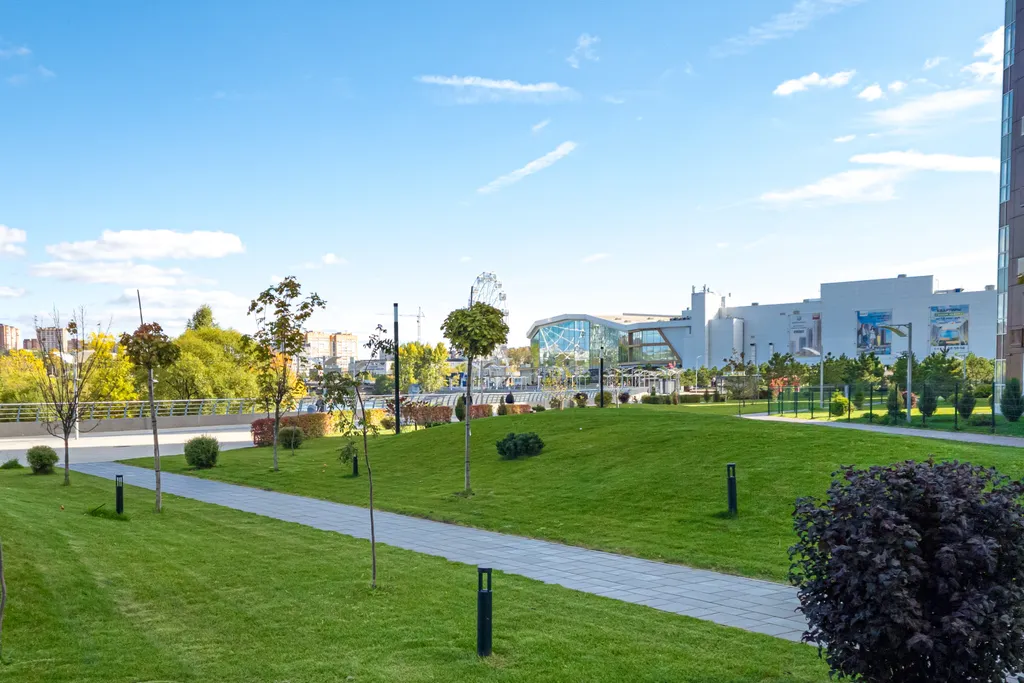 Студия Брутальный лев с панорамным видом на набережную реки