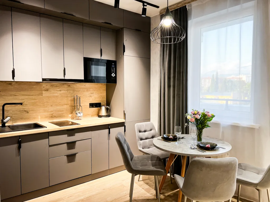 Квартира Черника - дизайнерские апартаменты с видом на горы — Сириус