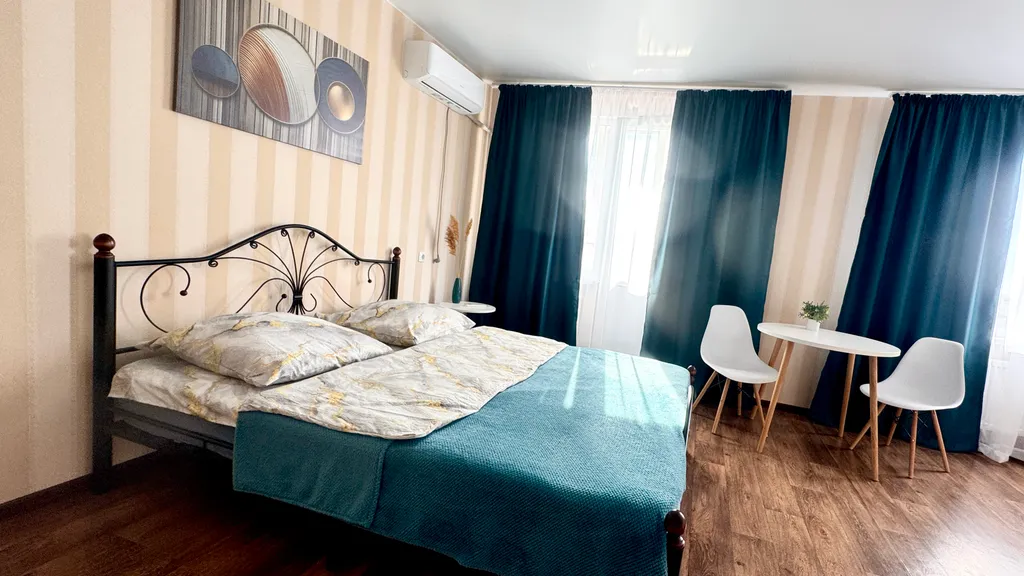 Студия с красивым видом на город