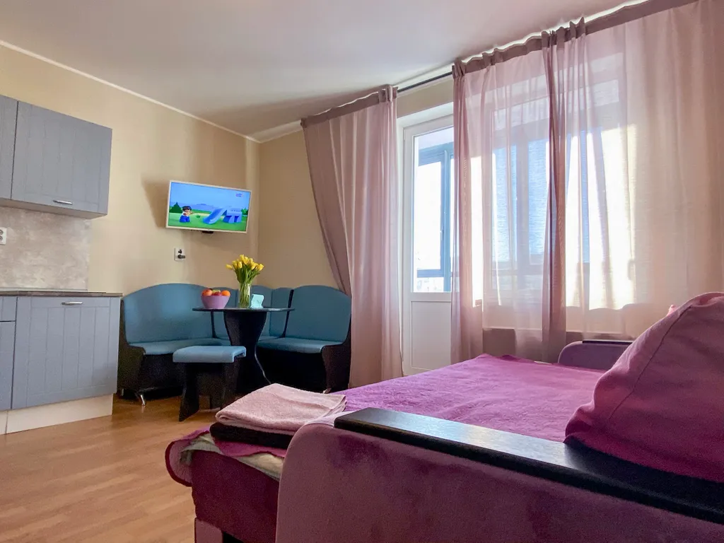 Rose-Blue Apartment (2ой дом от метро, 400 метров)