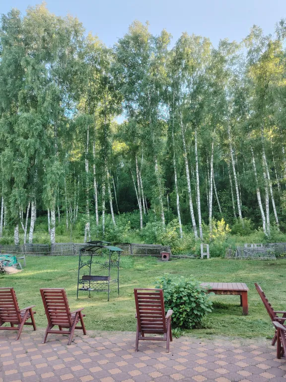 Благоустроенный дом 100кв.м с березовым лесом на территории.