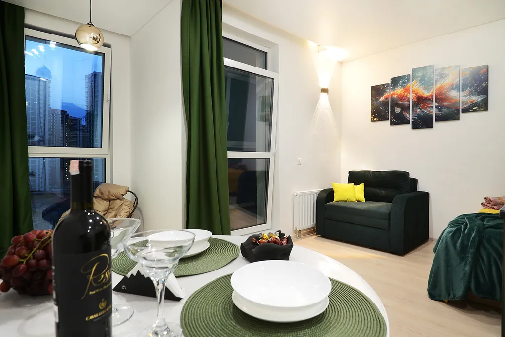 Квартира Новая студия с дизайнерским ремонтом в ЖК Минск Мир — Минск