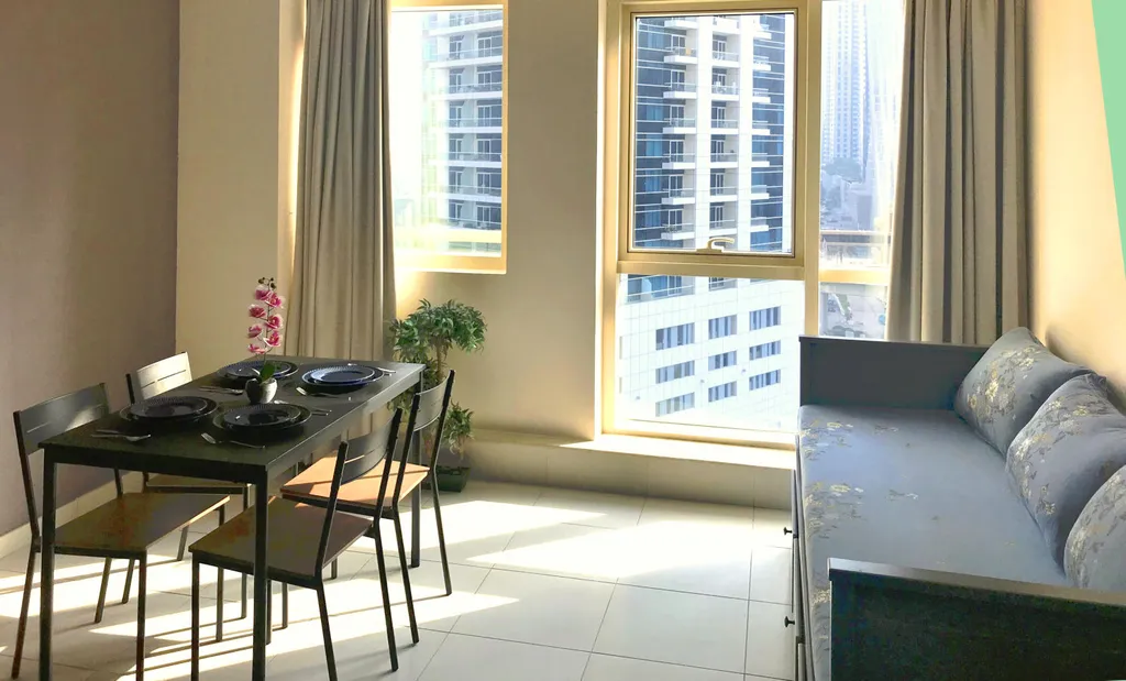 2-комн. квартира для пляжного отдыха в Дубаи Марина