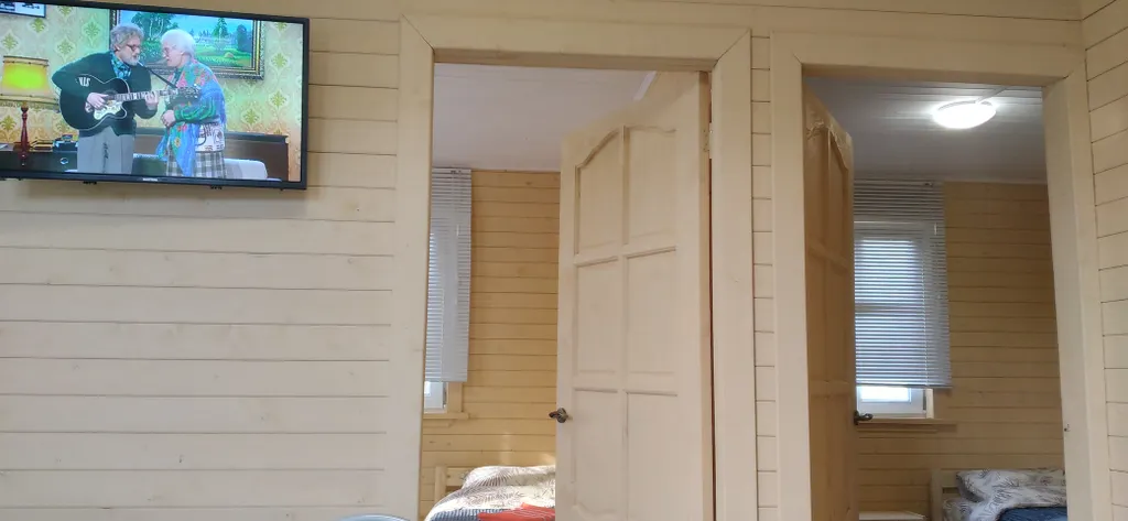 Уютный домик Островок с баней на дровах