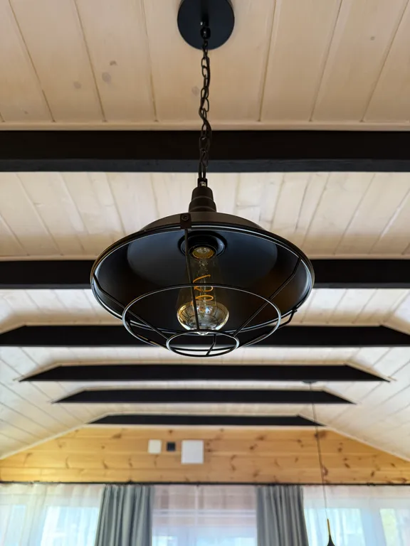 Одноэтажный двухкомнатный дом БарнХаус в черте города