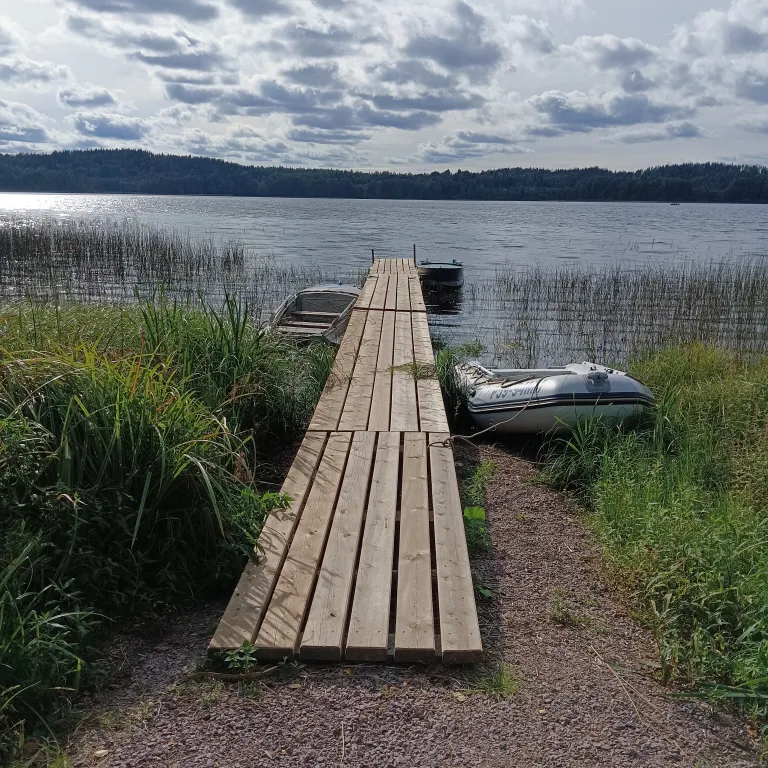 Дом с двумя спальнями с видом на озеро