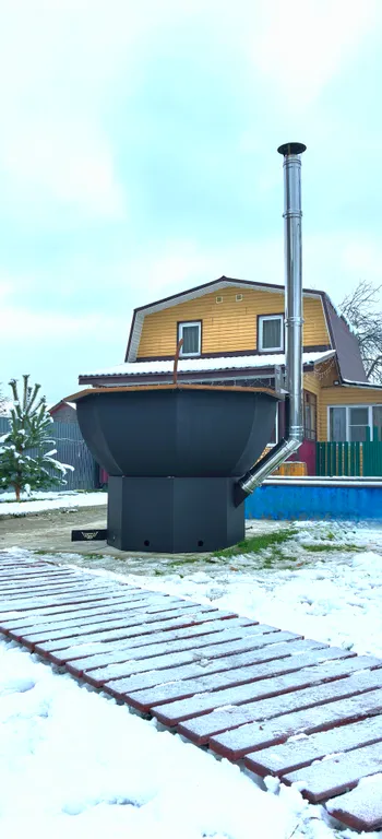 Дом с русской баней на дровах , хамам и бассейном