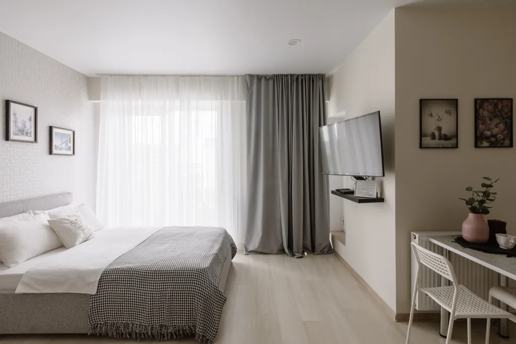 Квартира 4 Угла: видовая студия в элитном ЖК Ocean City, Пушкинская, 265 — аренда посуточно в Ижевск