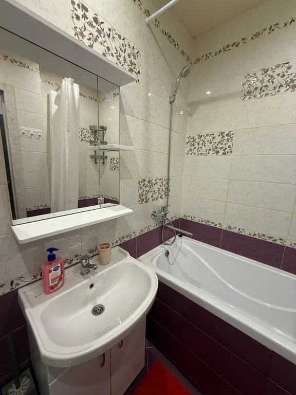 Студия - диван, стиралка холодильник, микроволновка