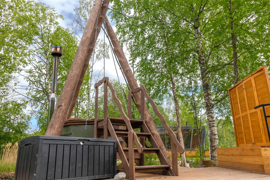 Дизайнерский коттедж с 2 спальнями