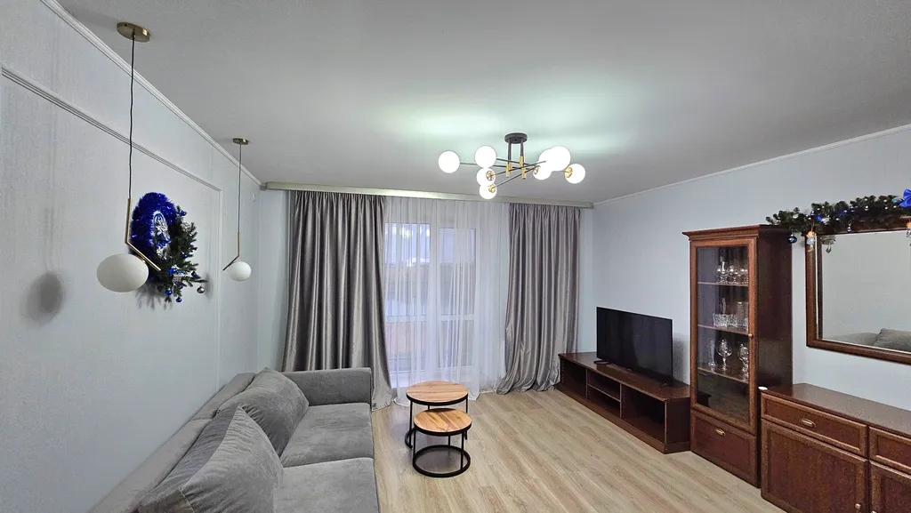 Комфортная 2‑комнатная квартира: свежий ремонт и вид на аквапарк